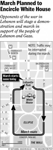 March Planned to Encircle White House