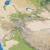 Central Asia Natural Color Map