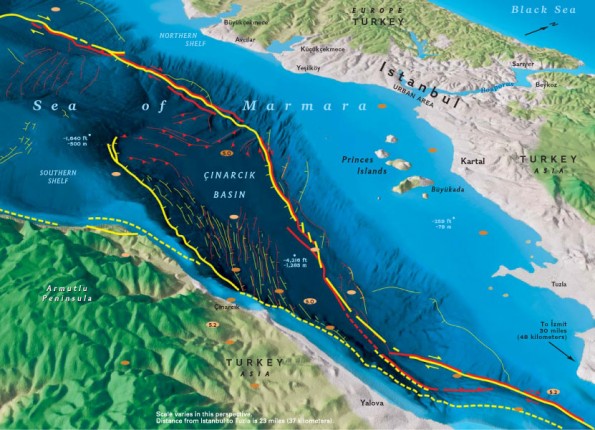 Sea of Maramara Seismic Map