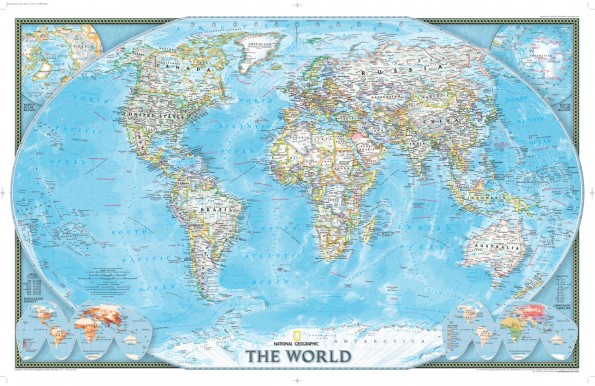 Political Side, Earth at Night